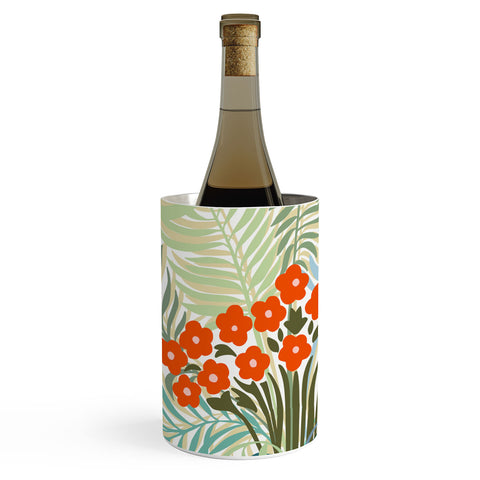 DESIGN d´annick Palm tree leaf Bouquet Wine Chiller