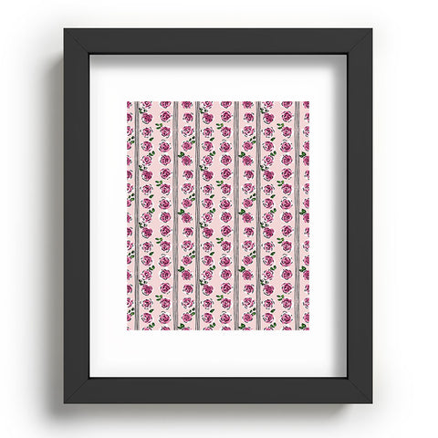 DESIGN d´annick romantic rose pattern sweet Recessed Framing Rectangle