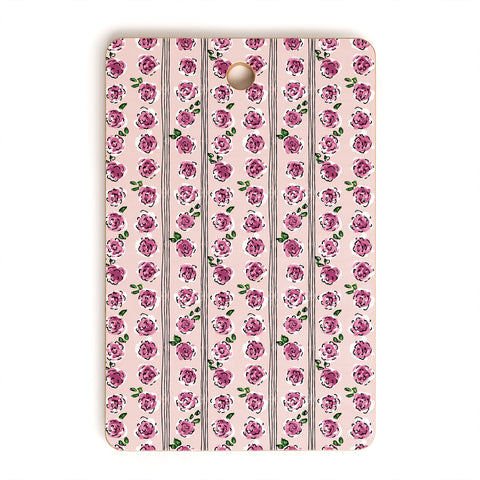 DESIGN d´annick romantic rose pattern sweet Cutting Board Rectangle
