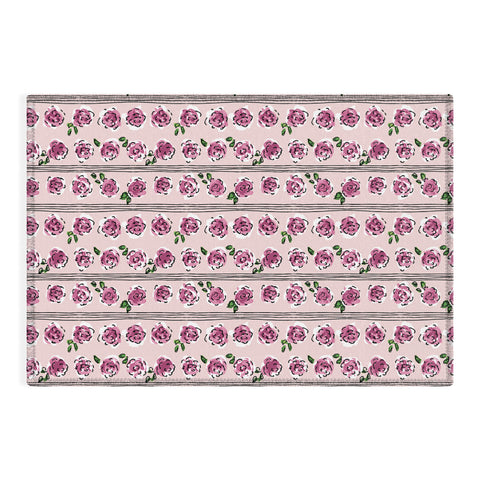 DESIGN d´annick romantic rose pattern sweet Outdoor Rug
