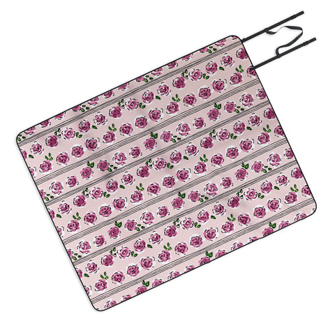 DESIGN d´annick romantic rose pattern sweet Picnic Blanket