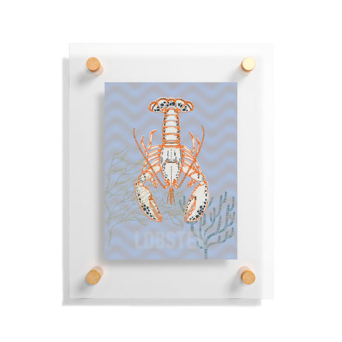 DESIGN d´annick Sea life lobster Neptunes joy Floating Acrylic Print