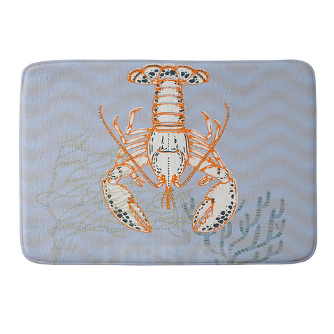 DESIGN d´annick Sea life lobster Neptunes joy Memory Foam Bath Mat