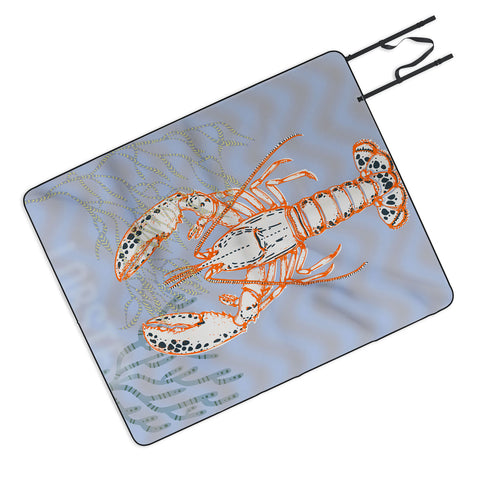 DESIGN d´annick Sea life lobster Neptunes joy Picnic Blanket