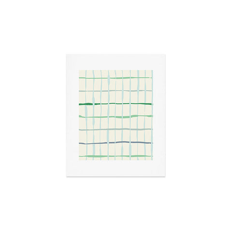 DESIGN d´annick Summer lines mint Art Print