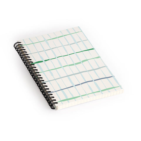 DESIGN d´annick Summer lines mint Spiral Notebook