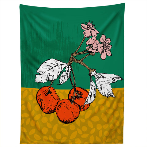 DESIGN d´annick Super fruits Cherry Tapestry