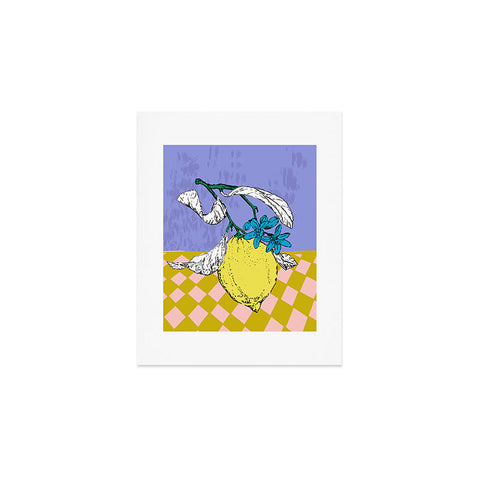 DESIGN d´annick Super fruits Lemon Art Print