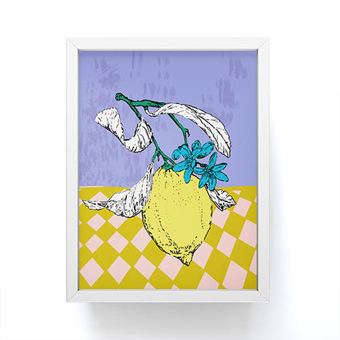 DESIGN d´annick Super fruits Lemon Framed Mini Art Print