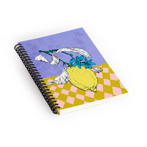 DESIGN d´annick Super fruits Lemon Spiral Notebook