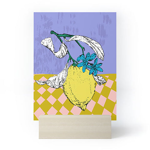DESIGN d´annick Super fruits Lemon Mini Art Print
