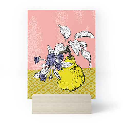 DESIGN d´annick Super fruits Pear Mini Art Print