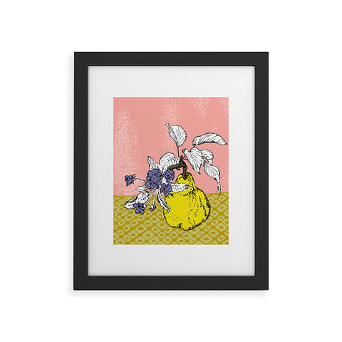 DESIGN d´annick Super fruits Pear Framed Art Print
