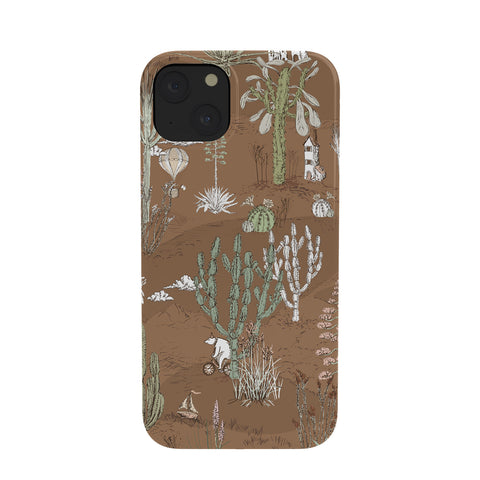 DESIGN d´annick whimsical cactus earthy landscape Phone Case