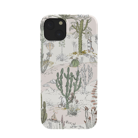 DESIGN d´annick whimsical cactus landscape airy Phone Case