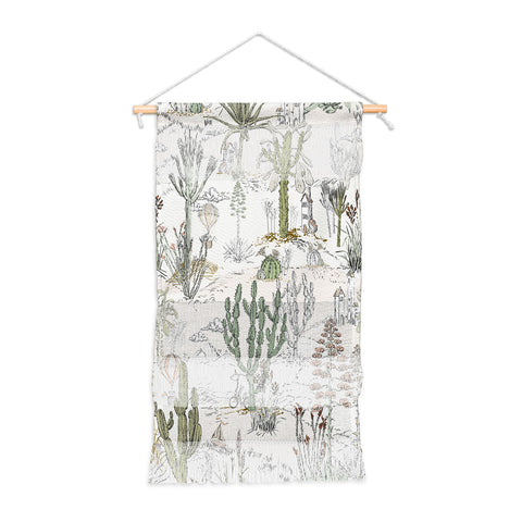 DESIGN d´annick whimsical cactus landscape airy Wall Hanging Portrait