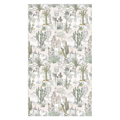 DESIGN d´annick whimsical cactus landscape airy Tablecloth