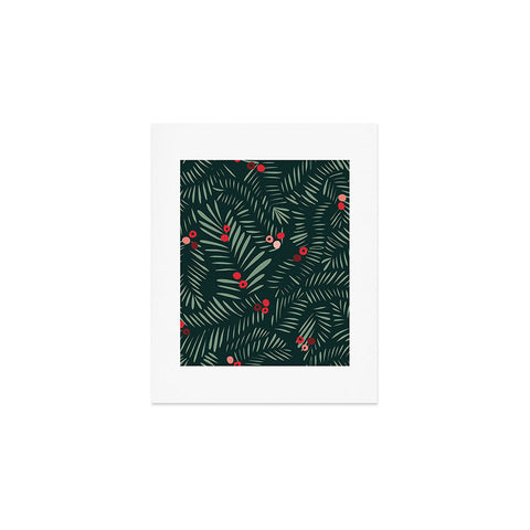 DESIGN d´annick winter christmas time green Art Print
