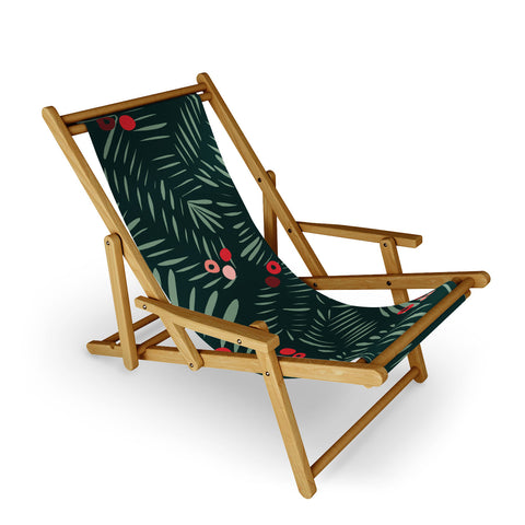 DESIGN d´annick winter christmas time green Sling Chair
