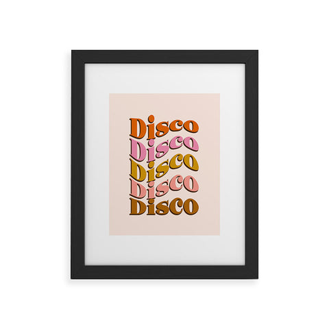 DirtyAngelFace Groovy Disco Disco Framed Art Print
