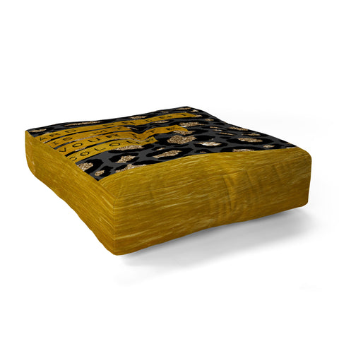 DirtyAngelFace Leopard Print Is My Favourite Floor Pillow Square