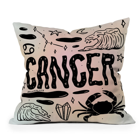 Doodle By Meg Celestial Cancer Outdoor Throw Pillow
