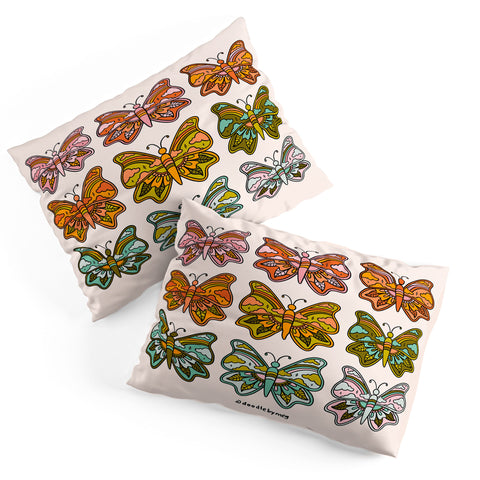 Doodle By Meg Rainbow Butterflies Pillow Shams