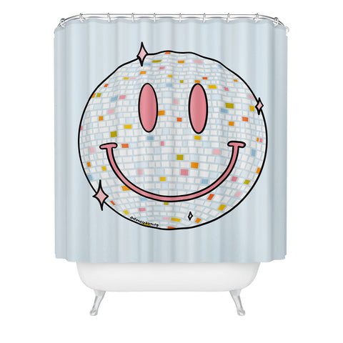 Doodle By Meg Smiley Disco Ball Shower Curtain
