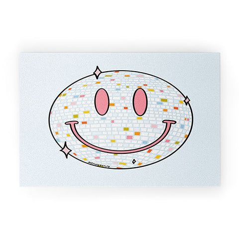 Doodle By Meg Smiley Disco Ball Welcome Mat