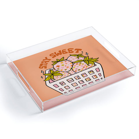 Doodle By Meg Stay Sweet Acrylic Tray