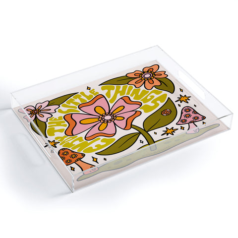 Doodle By Meg The Little Things Acrylic Tray
