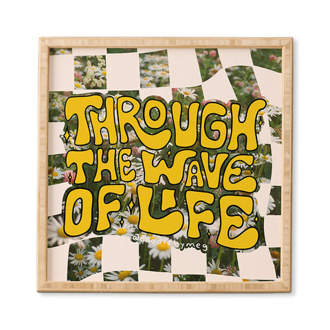 Doodle By Meg Through the Wave of Life Framed Wall Art