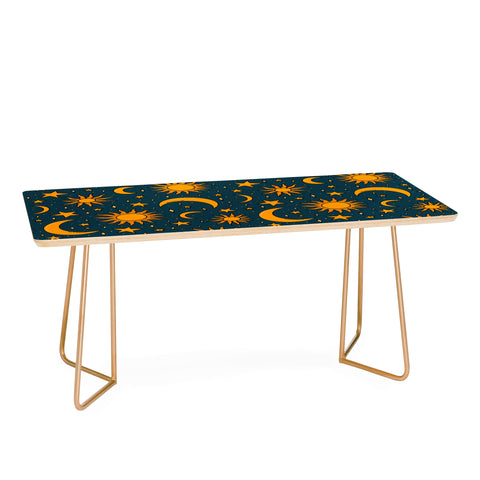 Doodle By Meg Vintage Sun and Star in Navy Coffee Table