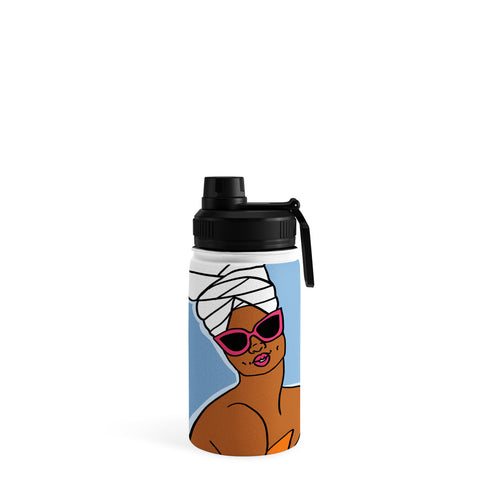 DorcasCreates Ayana in Blue Water Bottle
