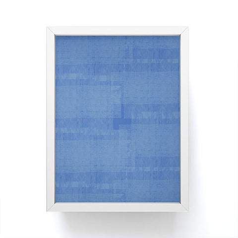 DorcasCreates Blue on Blue I Framed Mini Art Print
