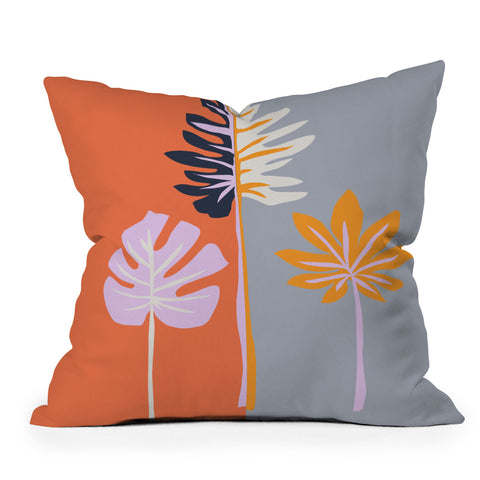 DorisciciArt Doublesided leaves Outdoor Throw Pillow