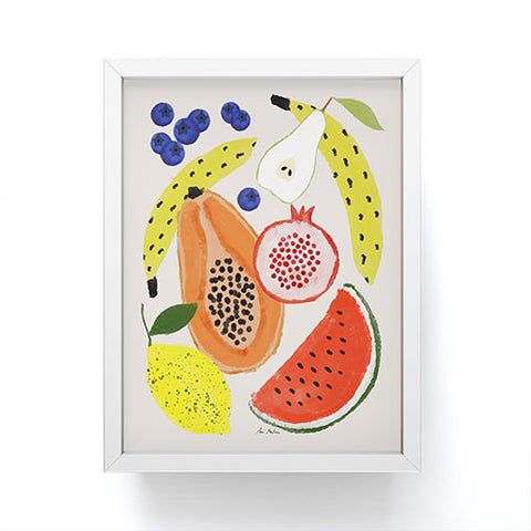 El buen limon Acrylic Fruits Framed Mini Art Print