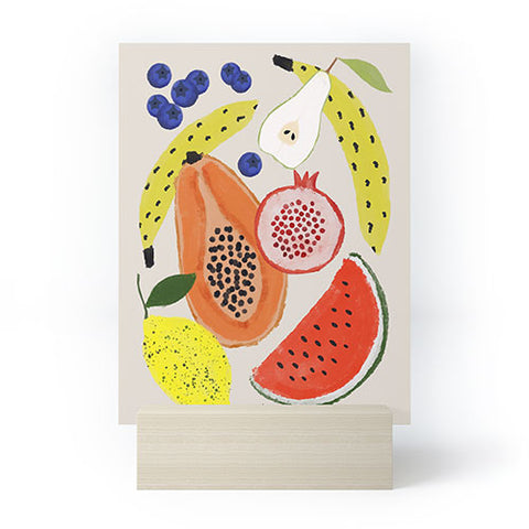 El buen limon Acrylic Fruits Mini Art Print