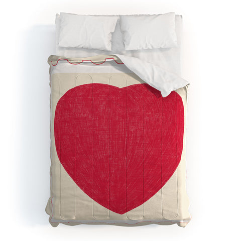 El buen limon Heart and love stamp Comforter