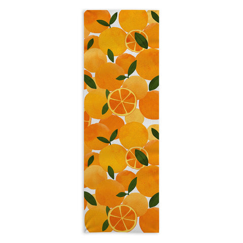 El buen limon mediterranean oranges still life Yoga Towel