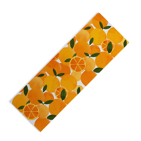 El buen limon mediterranean oranges still life Yoga Mat