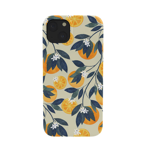 El buen limon Oranges branch and flowers Phone Case