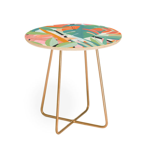 El buen limon Tropical forest I Round Side Table