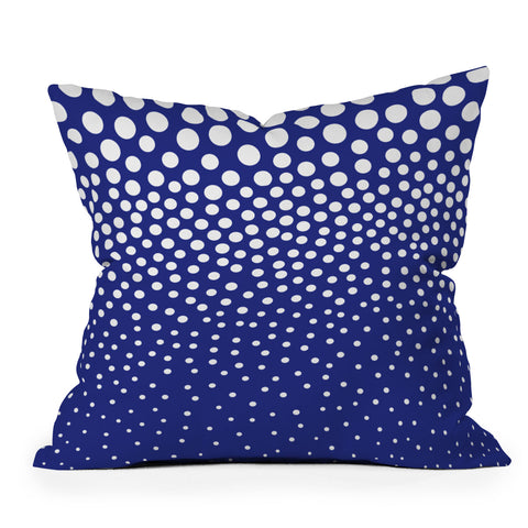 Elisabeth Fredriksson Blueberry Twist Outdoor Throw Pillow