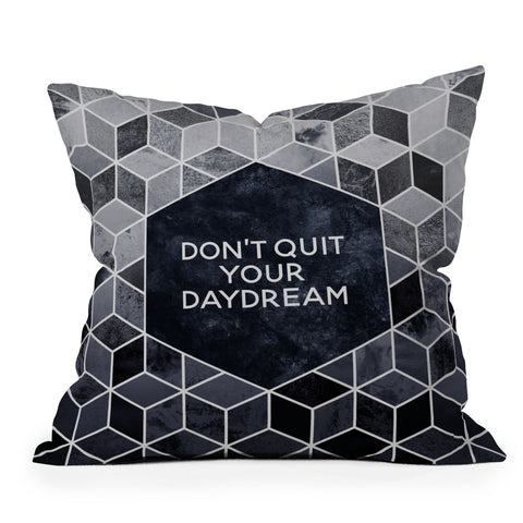 Elisabeth Fredriksson Dont Quit Your Daydream Outdoor Throw Pillow