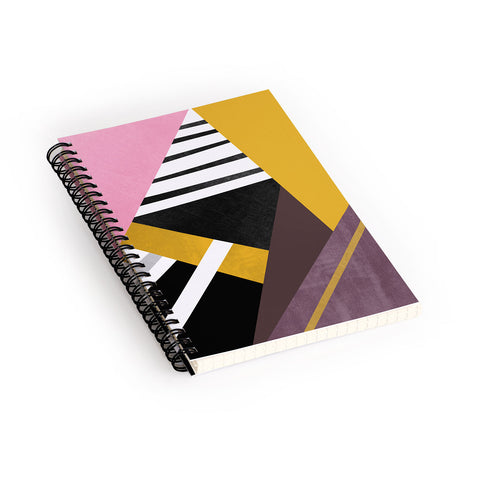 Elisabeth Fredriksson Geometric Combination 1 Spiral Notebook