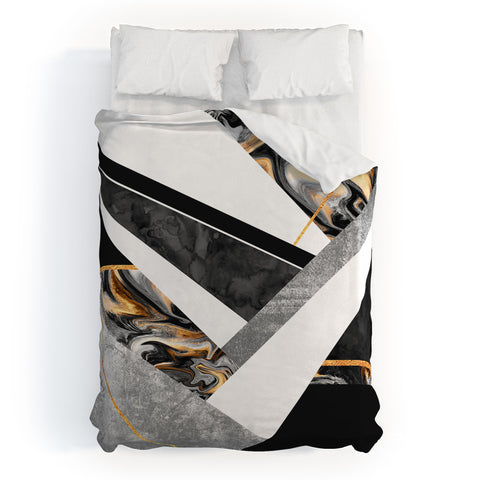 Elisabeth Fredriksson Lines and Layers Duvet Cover