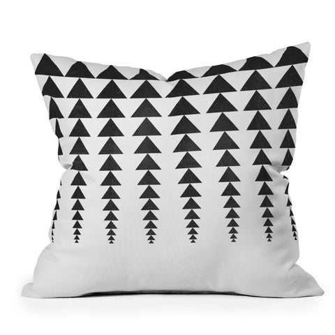 Elisabeth Fredriksson Minimal Triangles Outdoor Throw Pillow