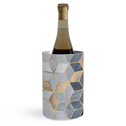 Elisabeth Fredriksson Soft Blue Gradient Cubes 2 Wine Chiller