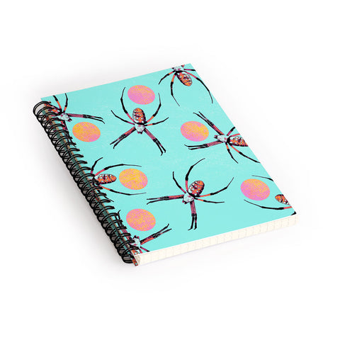 Elisabeth Fredriksson Spiders 3 v2 Spiral Notebook